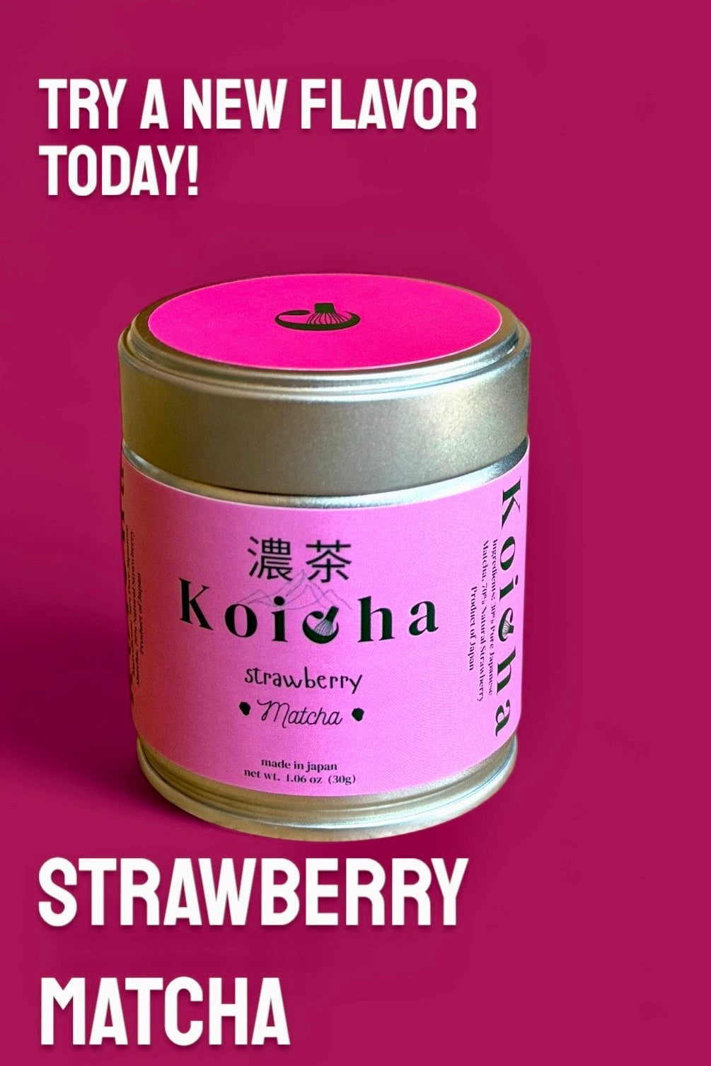 Koicha Strawberry Matcha 30g