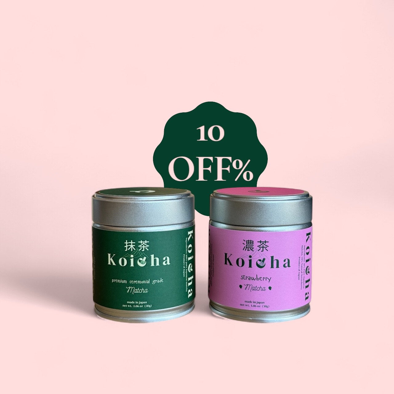 Koicha Matcha & Strawberry Duo