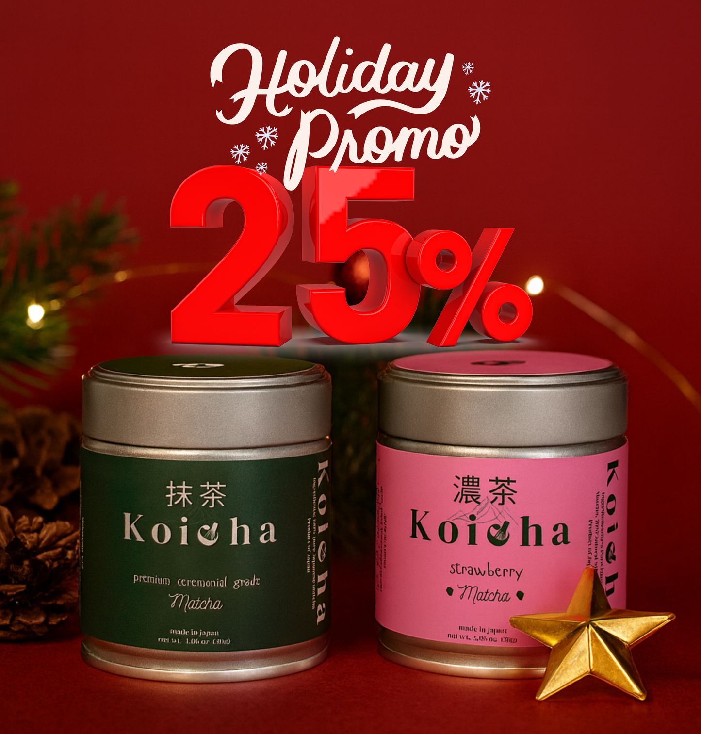 Koicha Matcha & Strawberry Duo
